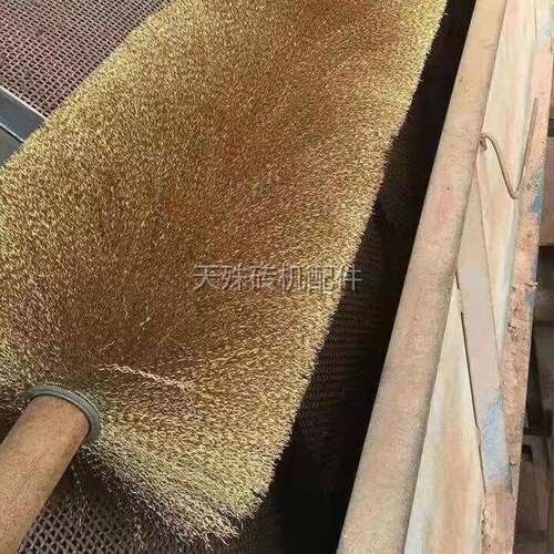 滚筒钢刷高丝硬砖度耐磨滚动土筛防堵眼筛镀铜钢丝毛BZY刷厂砖机