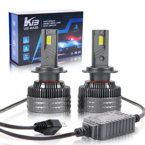 K13大功率汽车大灯LED灯H4远近光一体9005灯泡H7改装前灯升级款