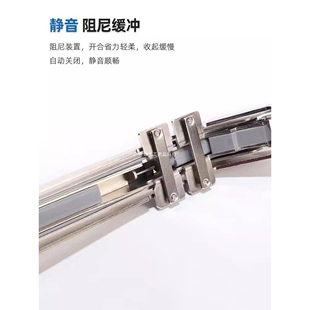 衣橱柜巴士门平移门通用型铰链静音阻尼缓冲折门合页家具五金配件