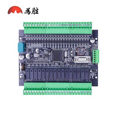 为胜PLC产工FX3U-40M控板FX3U40/48国/64MRT8脉冲200轴模拟K量NTC