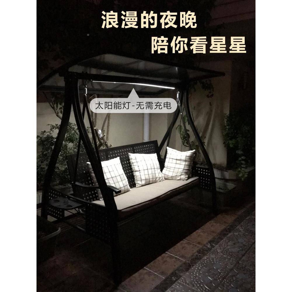 花室外秋千外庭椅院园家无品牌/用吊双人成人荡千秋摇摇椅吊床铸