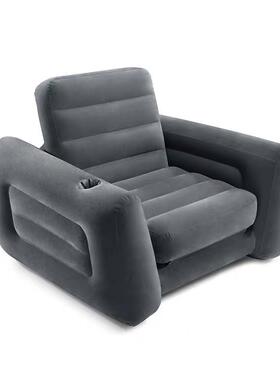 INT沙EX66充5折51单人叠气沙发懒人发床躺椅充气66551沙发