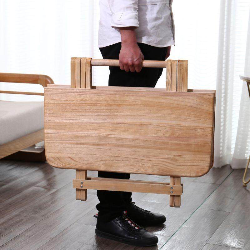 实木折麻叠桌家烤用吃饭小桌子简易折叠餐无品牌/桌烧摆摊纯便携