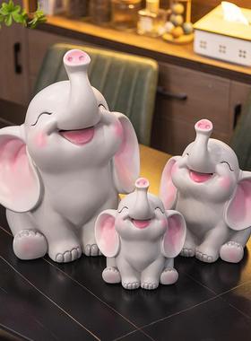 存罐2025新款可爱大饰象36106-1\容量只大进不出钱储蓄罐酒柜客厅