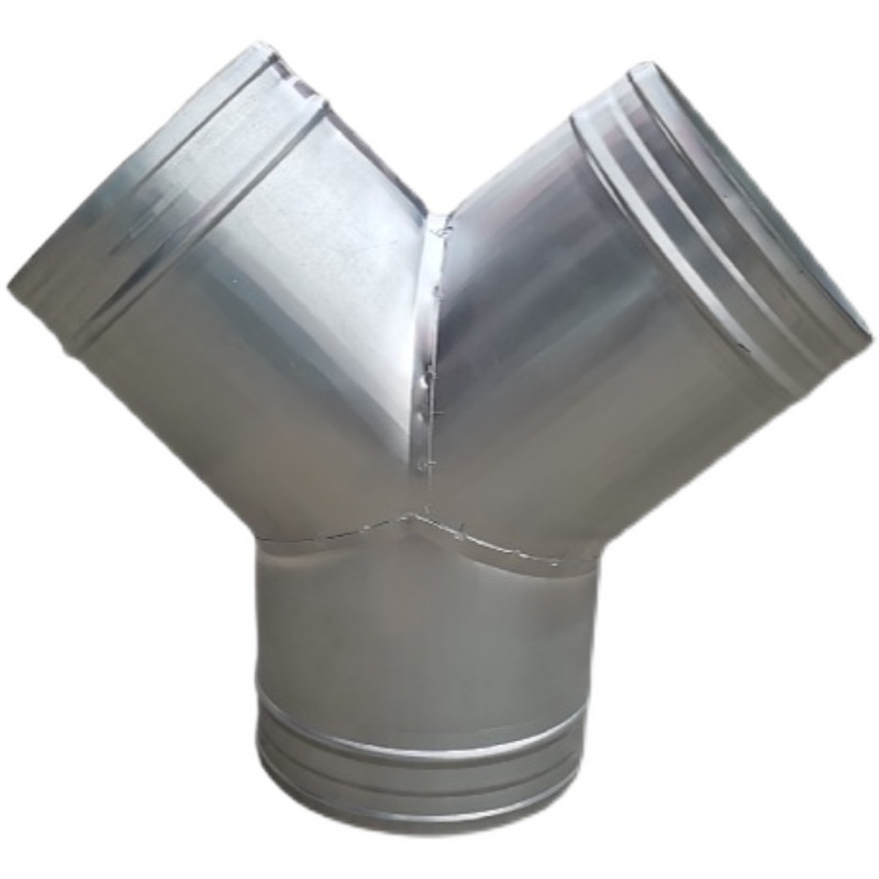 镀锌铁皮T型三通抽油烟机管道排烟管通风管不锈钢异形Y型三通接头