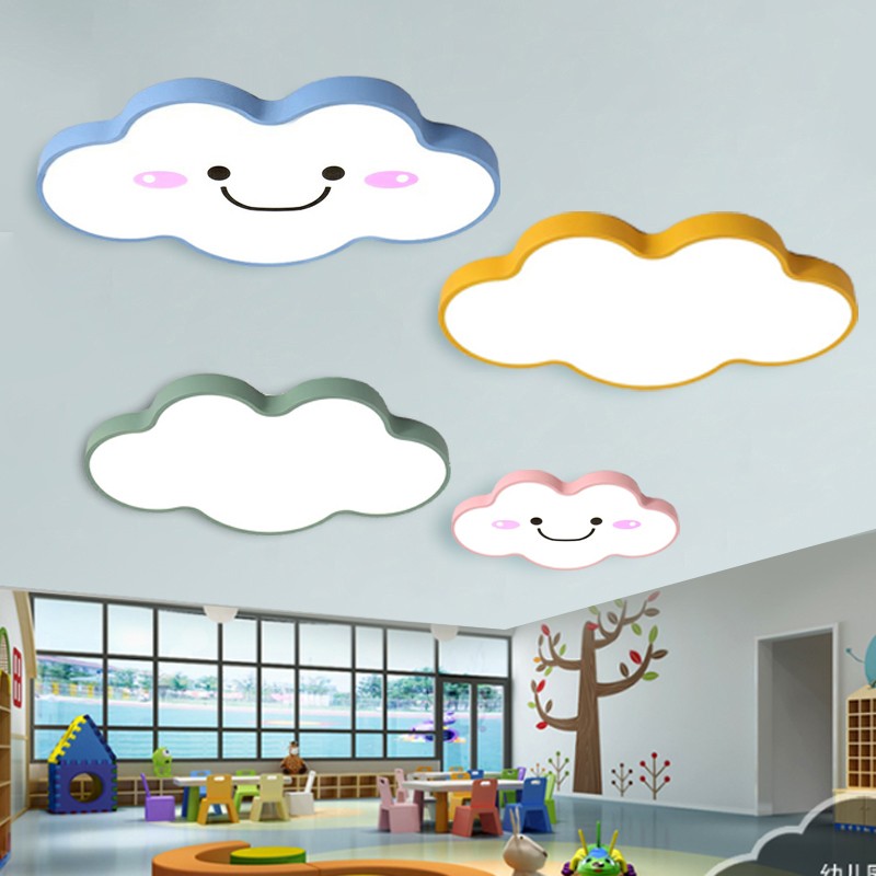 卡通LED云朵灯培训机构学校早教中心幼儿园走廊天花云朵儿童吊灯