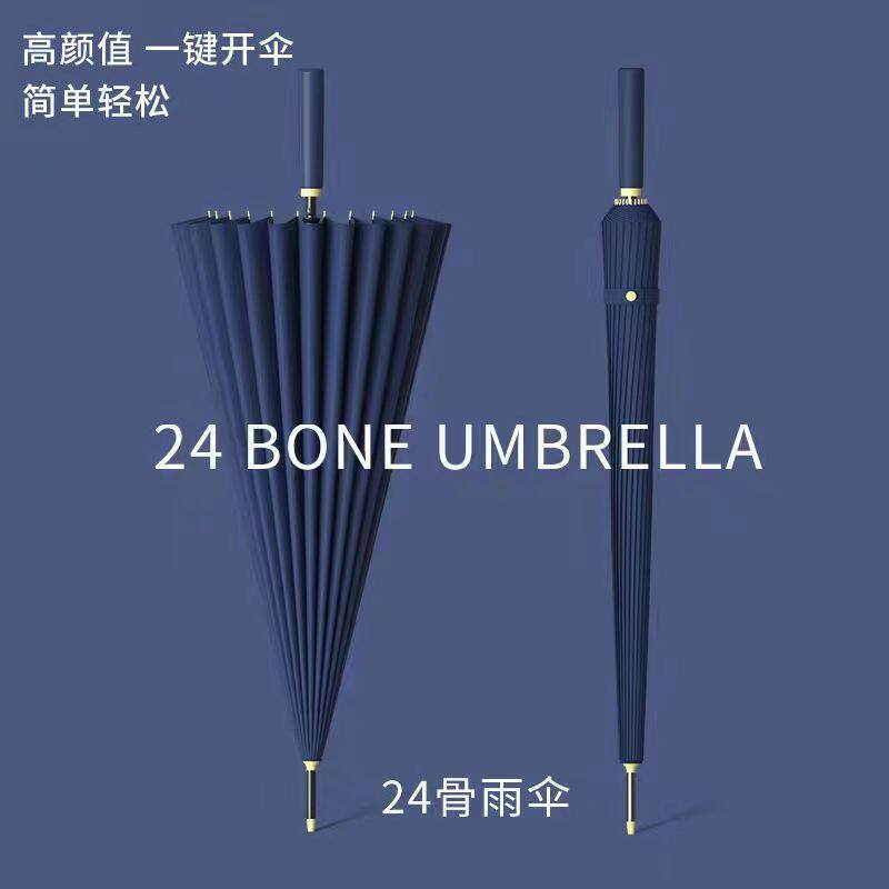 飞恋24骨长柄雨伞自动手动大号抗风双人暴雨结实耐用男女学生雨伞图片