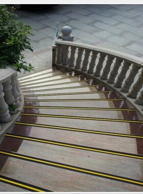 防滑黑黄胶带磨砂 楼梯台阶自粘 耐磨地贴 定位区域线 警示止滑带