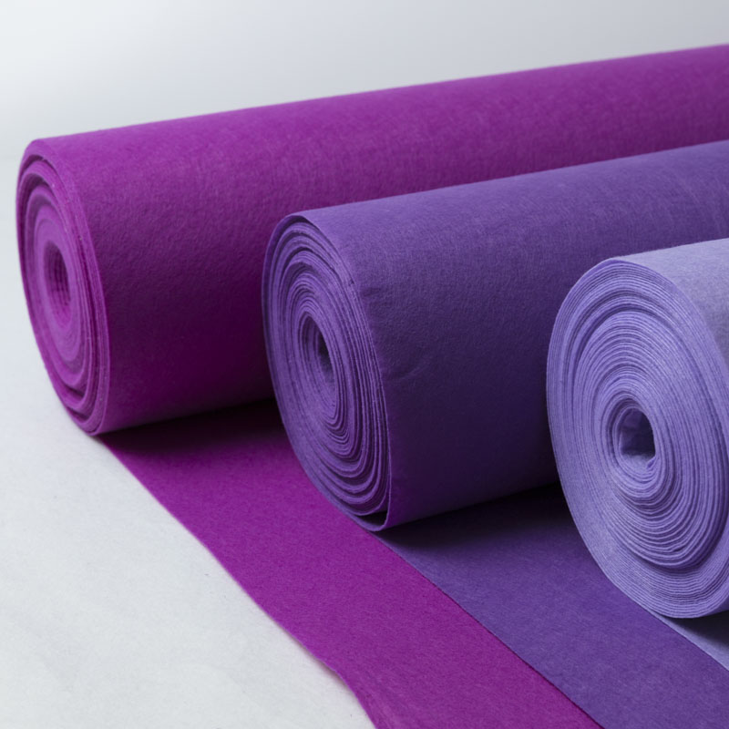 婚庆展会舞台活动酒红粉宝蓝白紫灰黑墨绿玫红一次性彩色地毯