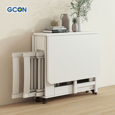 志光实木折叠餐桌小户型家用餐桌椅简约现代人可移动折叠桌1.2m