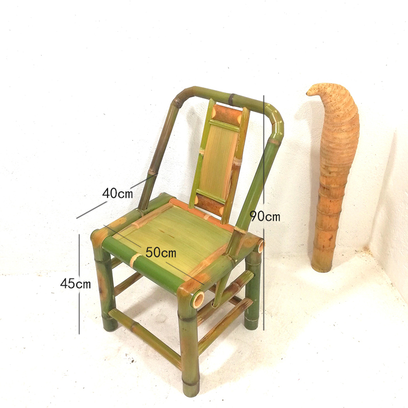 靠背椅竹椅子竹制餐椅复古中式传统手工带扶手椅子太师椅茶椅定制