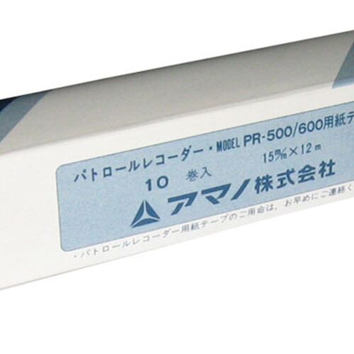 AMANO安满能PR600S巡逻钟 巡更机 热敏纸 巡更钟纸 巡逻钟打印纸