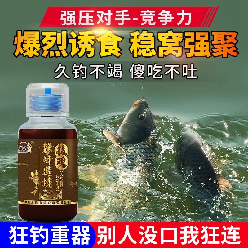 畅钓坊攀峰造境黑坑野钓鲤鱼饵鲫鱼食打窝料鱼饵料钓鱼小药诱鱼剂