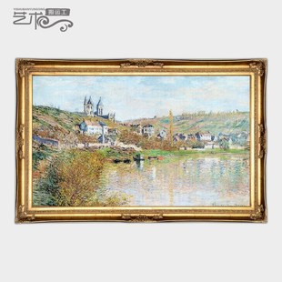 莫奈世界名油画高端雅文艺欧式 饰610 手绘印象风景客餐厅大幅挂装