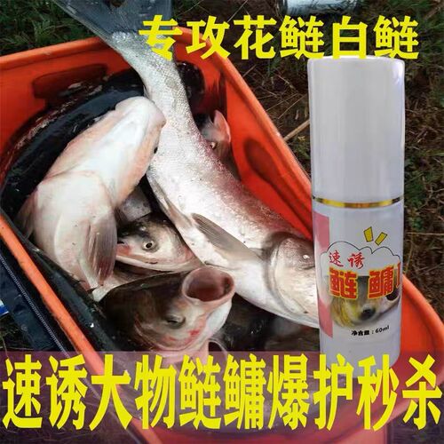 速诱鲢鳙小药花鲢鱼饵大头鱼料野钓水库胖头花白鲢饵料窝料添加剂
