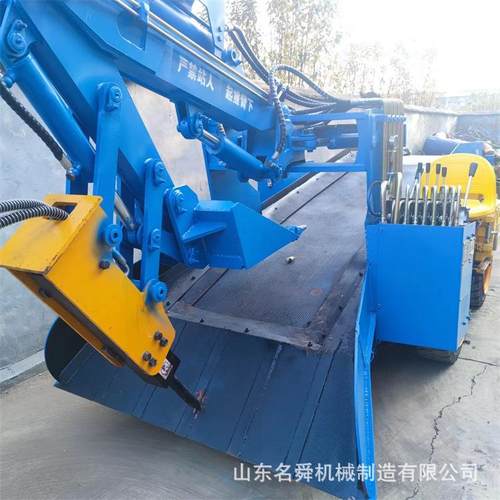 现货四驱轮式扒渣机 小型巷道清理出渣机 1.5米顶管专用扒渣机