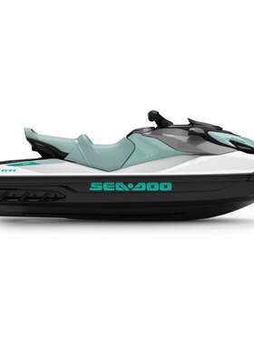 庞巴迪BRP2024款GTI 130 亮白色 薄荷绿海上水上速摩托艇