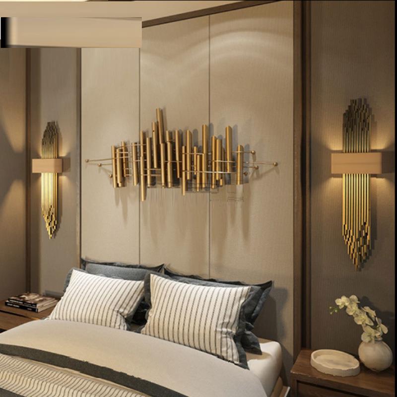 金属壁饰墙上装饰品挂件铁艺壁挂样办房软装墙饰简美玄关墙面装饰