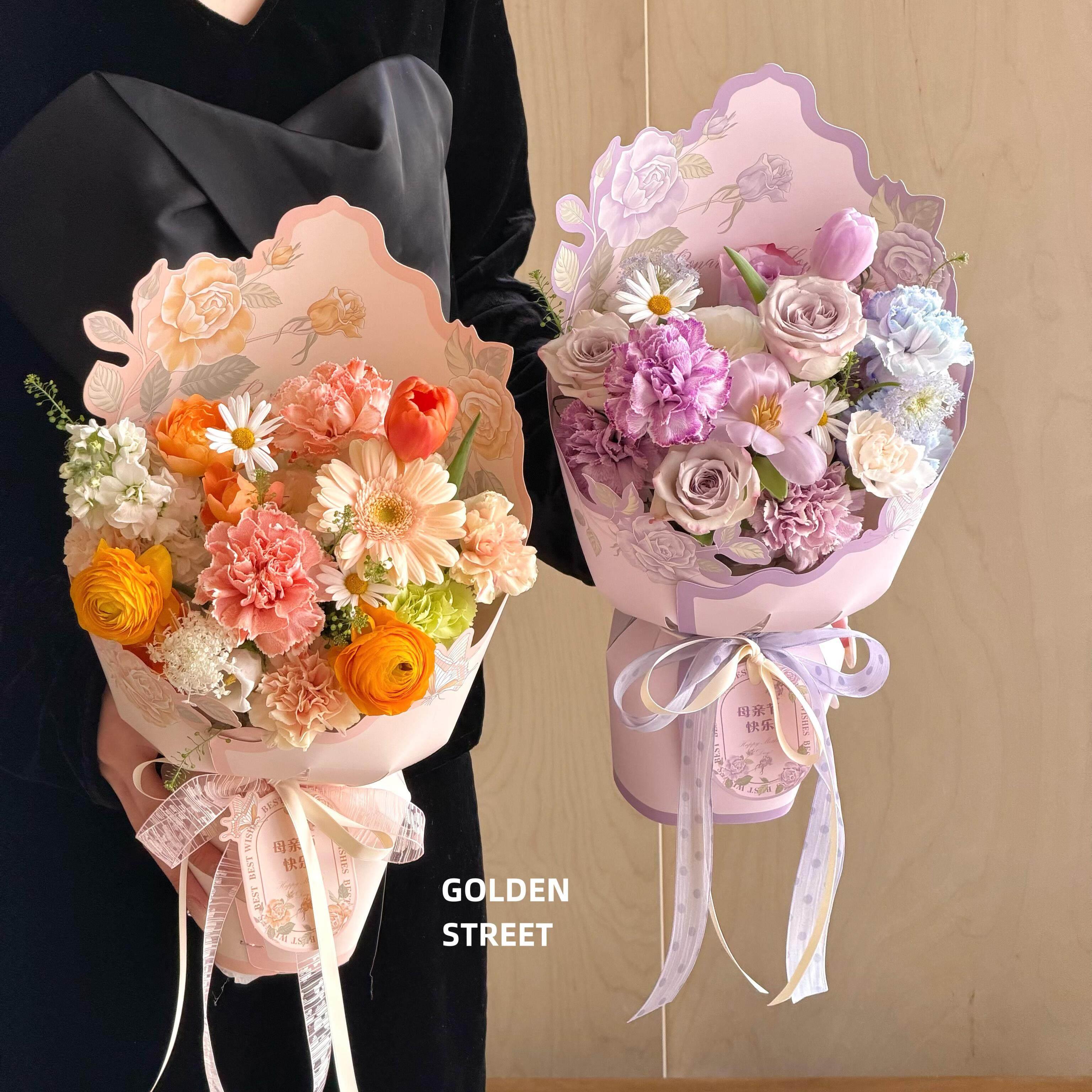 新款梦幻康乃馨混搭仿真香皂花束送妈妈长辈母亲节惊喜小花束礼物