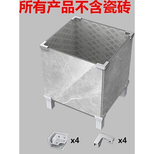 自制加高网红花箱瓷砖固定夹瓷砖种植箱组建套装户外花园加厚耐用