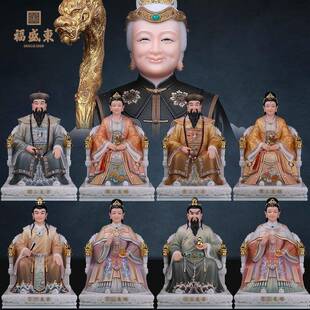 东北四大家族神像仿汉白玉胡三太爷胡三太奶像黄三太爷黄三太奶