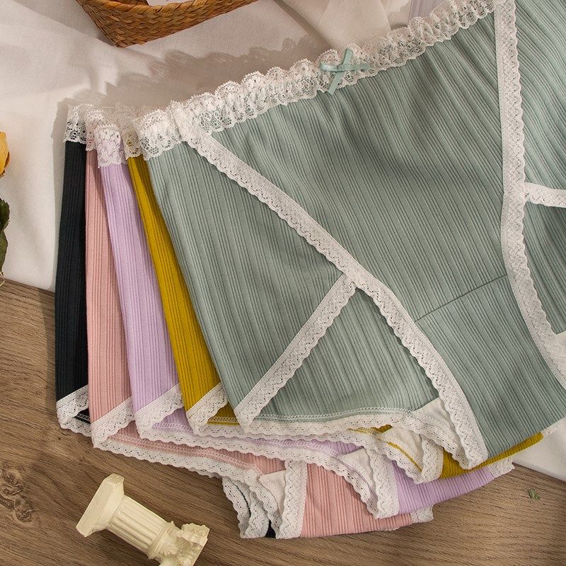 日系高腰大码抗菌纯棉内裤 胖MM200斤高腰加大码螺纹棉高开叉不勒,女士内衣/男士内衣/家居服,女三角裤,淘宝优惠券,粉丝福利购,淘宝优惠卷