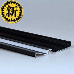 暗装地脚线灯地板夜灯2背景墙三角形踢脚线灯带铝合金地脚线厨房