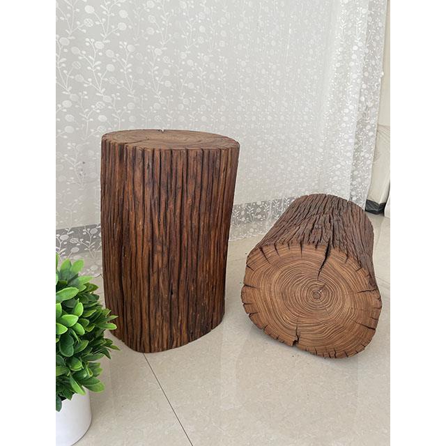 老榆木树根墩花架摆家用风化木底座凳子001家用台实木摆件定艺术