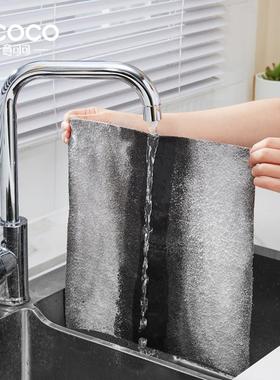 eoco魔力抹布擦毛玻璃ecoco\/专用c无痕无水印不掉家用擦车镜子清