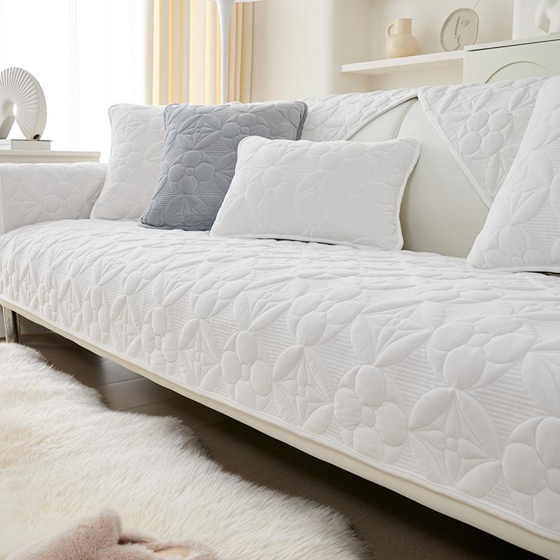 冬季毛绒沙发垫子225发新款轻奢真现代高级感防滑冬天皮沙垫0KWS