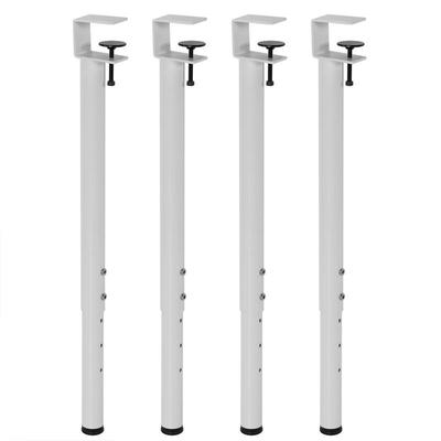 金属调节腿伸缩免打孔桌夹具式脚桌3564支架电脑桌可铁艺脚架书桌