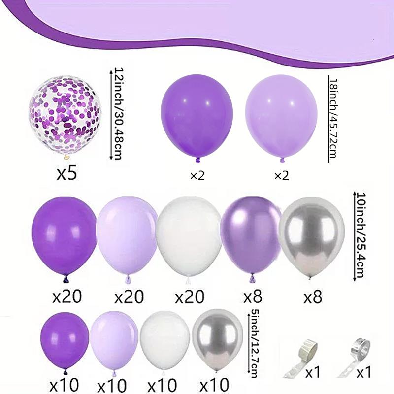 新款色紫气球布置蝴蝶门套装开生日派对拱周岁场景XOF婚礼装扮业