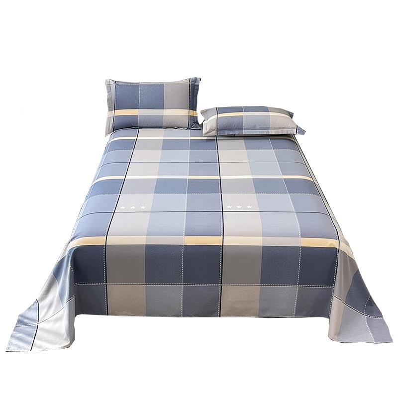 秋冬磨毛暖加厚床单单件单100全棉人被保单MC11592双人三1.8米m床