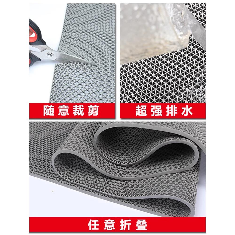 防滑垫PVC塑料地毯卫生房间厨s浴室隔水地垫面积商用型大防s-105