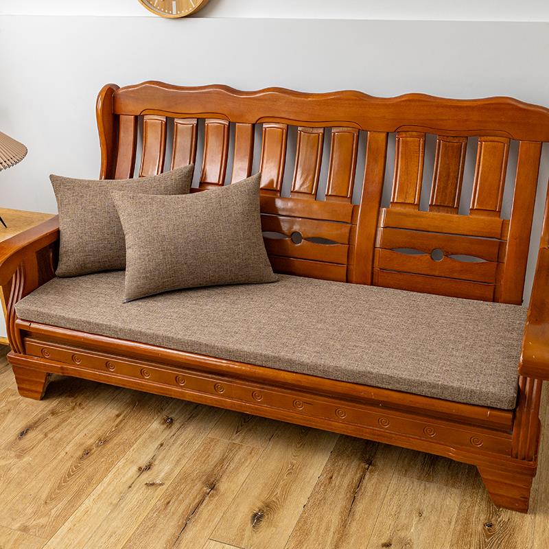 定实制沙木沙发坐垫中式红可木发垫防滑海绵垫拆洗椅垫子SFD25060