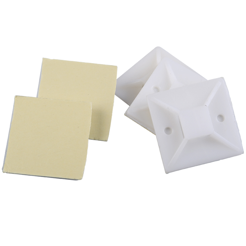 自粘式定位片 吸盘 扎带固定座 带胶吸盘30*30 0个/包 超强粘力