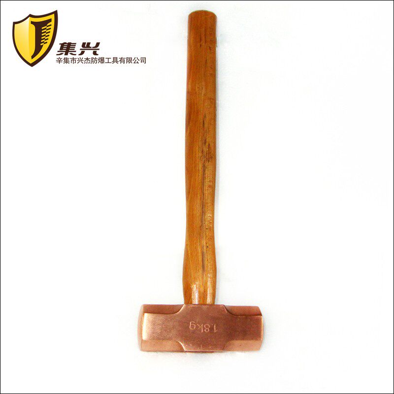 紫铜八角锤木柄/紫铜锤/大锤/紫铜大锤/铜锤/锤子/装柄锤2p--18p图片