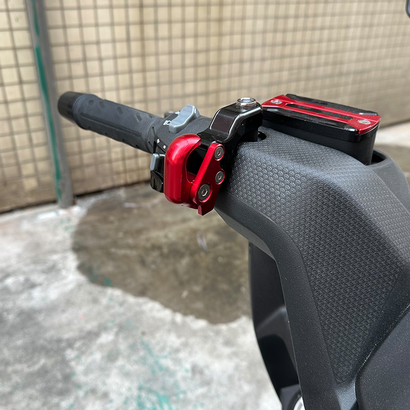 适用光阳RKS/RcingX1改装后视镜置物挂钩KRV1可折叠行李挂钩