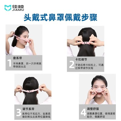 过敏性鼻炎专用口罩防尘冷空气儿童防花粉睡觉猪鼻子空气