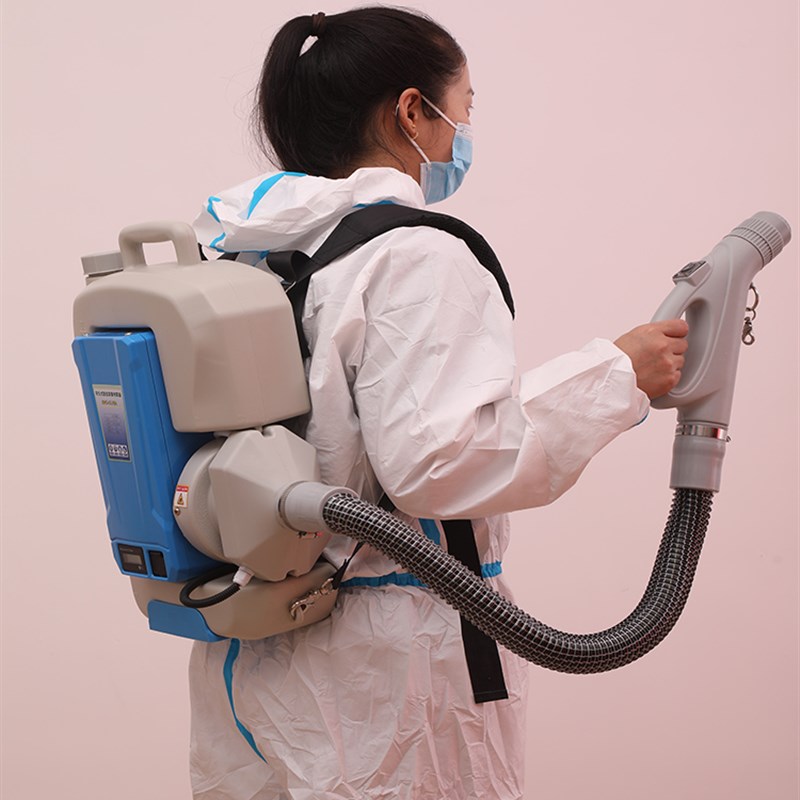 电动超微雾化弥雾机锂电喷雾器打药冷雾防疫养殖场消毒机