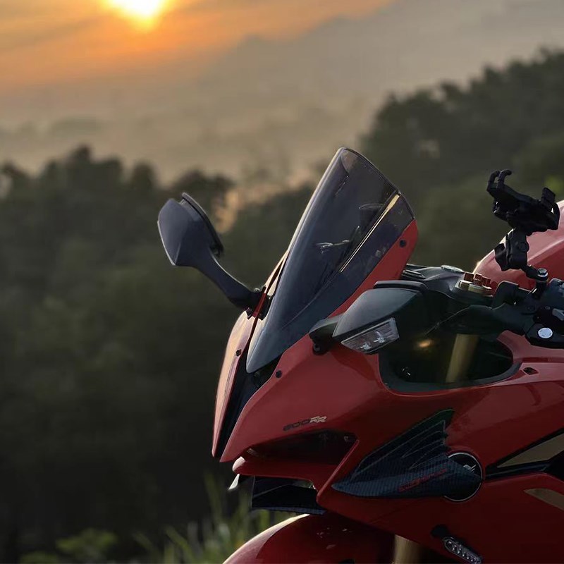 适用钱江赛00/赛0//0/3大牛后视镜可折叠带灯反光镜