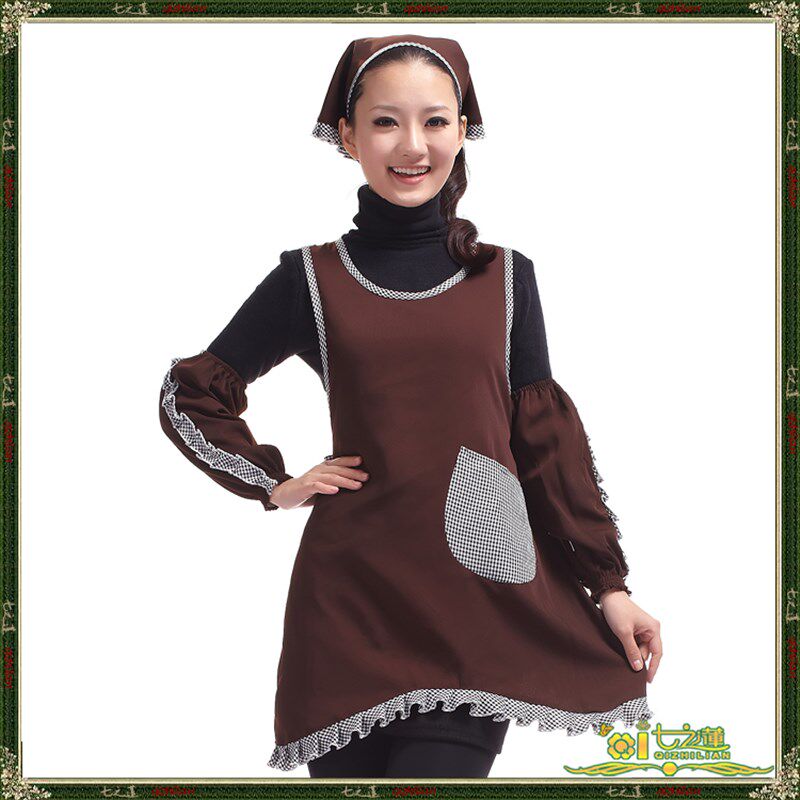 韩版时尚酒店餐厅服务员工作服围裙奶茶店美容院家政咖啡厅超市腰