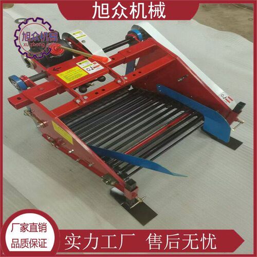 后置大蒜收获机 土豆花生洋芋收获机 手扶拖拉机带地瓜红薯收获机