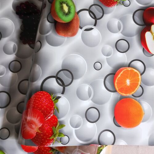 双面塑料印花桌布防水防油防烫