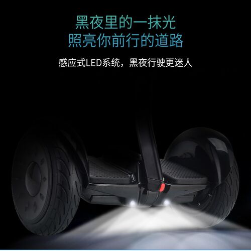 迷你平衡车54V两轮儿童体感代步车双轮10吋大轮扭扭电动车36V发光