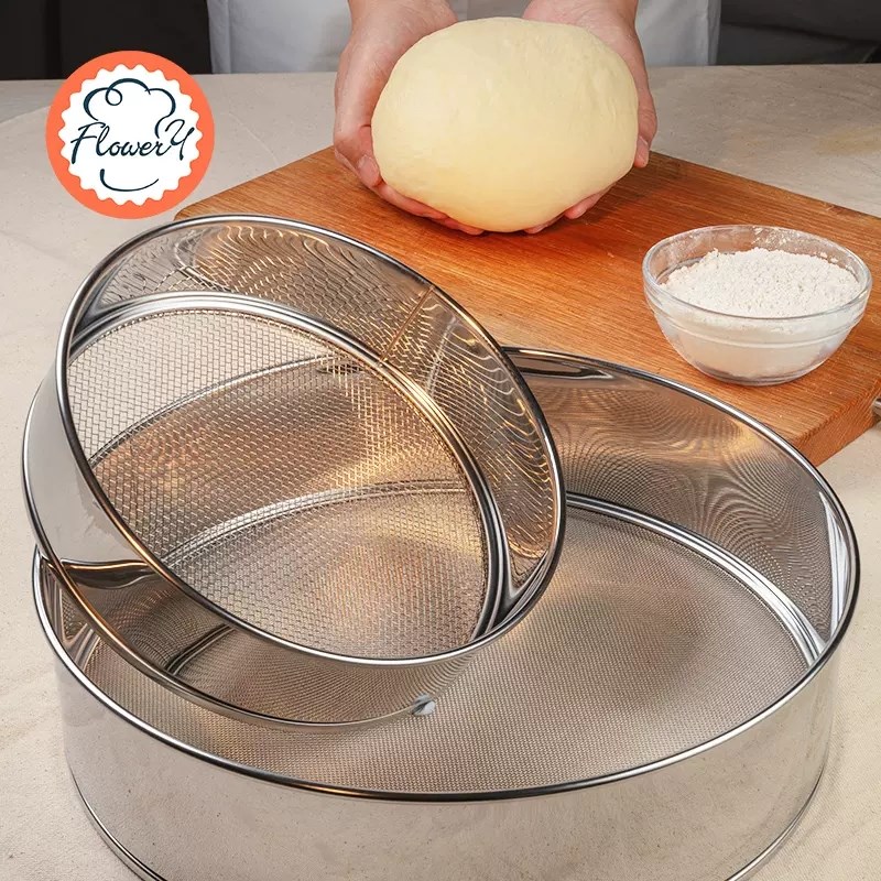 风和日丽30不锈钢面粉筛网糖粉筛子圆形过滤网筛烘焙工具MY0