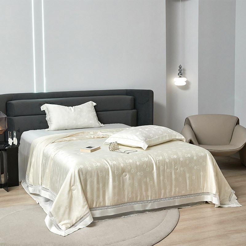 埃迪蒙托空调被2024新款60S兰精天丝提花蚕丝夏被天丝夏被-梵高