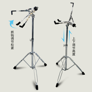 加高军鼓支架架子120cm 哑鼓练习鼓垫支架可升降折叠鼓架