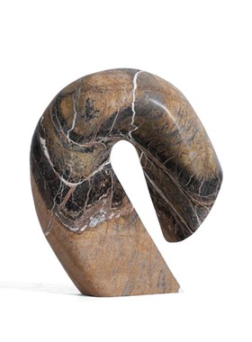 现代极简约轻奢大理石几何雕刻无名样板间卧室衣帽间梳妆台摆件