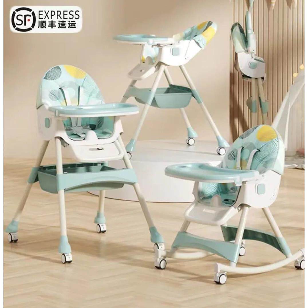 婴幼儿童宝宝餐椅可折叠可坐可躺可携式多功能餐桌吃饭桌家用餐车